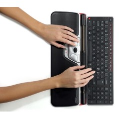 Contour RollerMouse Red Plus - Ergonomic Central Pointing Device in Black & Silver - Enhance Your Productivity!